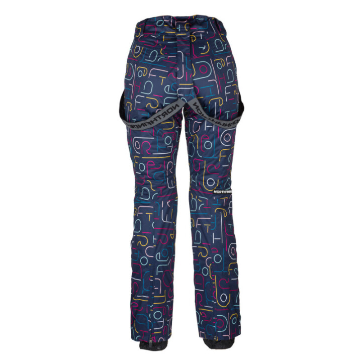 Kepa SPORT d.o.o. - Ženske izolirane nepremočljive smučarske hlače VERNA multicolorprint 2 No 4893snw Women S Ski Allover Print Insulated Trousers (1)