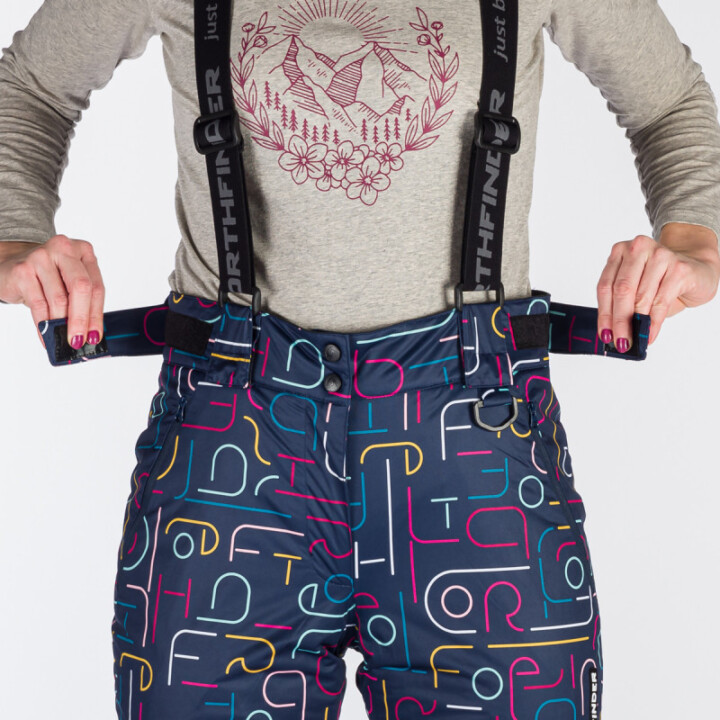 Kepa SPORT d.o.o. - Ženske izolirane nepremočljive smučarske hlače VERNA multicolorprint 4 No 4893snw Women S Ski Allover Print Insulated Trousers (2)