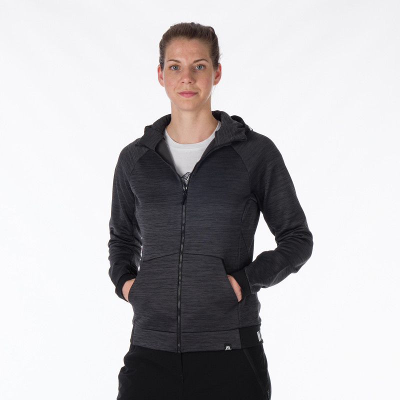 Kepa SPORT d.o.o. - Ženska jopica iz flisa z melanžnim vzorcem FELICIA Blackmelange 3 Mi 4794or Women S Melange Hoody Active Sweater Felicia (2)