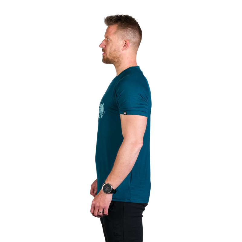 Kepa SPORT d.o.o. - Lahka moška hitro sušeča majica JOSH Inkblue 3 Tr 3957or Mens Bamboo T Shirt With Print Josh (2)