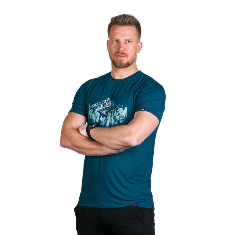 Kepa SPORT d.o.o. - Lahka moška hitro sušeča majica JOSH Inkblue 4 Tr 3957or Mens Bamboo T Shirt With Print Josh (3)