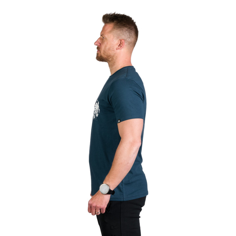 Kepa SPORT d.o.o. - Moška pohodniška elastična majica s kratkimi rokavi KORY Inkblue 3 Tr 3960or Men S Organic Cotton T Shirt With Print Kory (10)