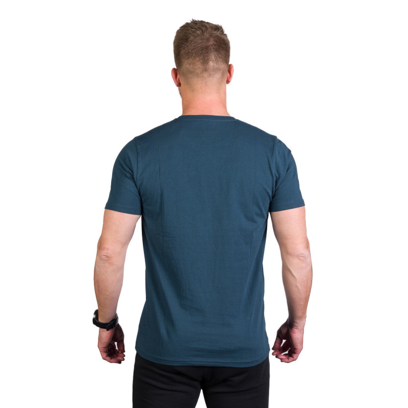 Kepa SPORT d.o.o. - Moška pohodniška elastična majica s kratkimi rokavi KORY Inkblue 2 Tr 3960or Men S Organic Cotton T Shirt With Print Kory (9)