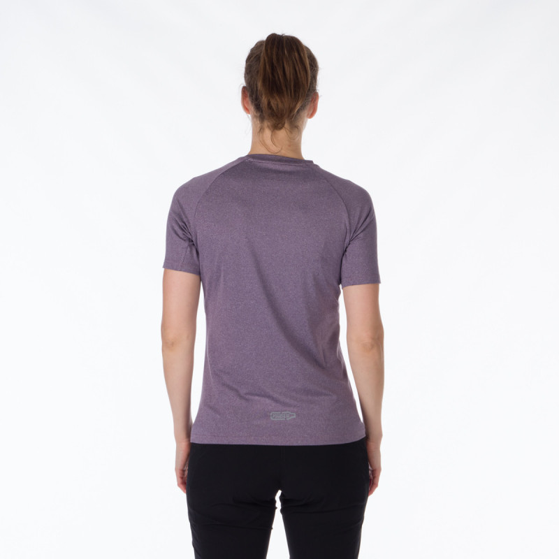 Kepa SPORT d.o.o. - Aktivna ženska majica s kratkimi rokavi iz recikliranih materialov MISHA purplemelange 2 Tr 4919or Women S Active T Shirt With Print From Recycled Fibers Misha (2)