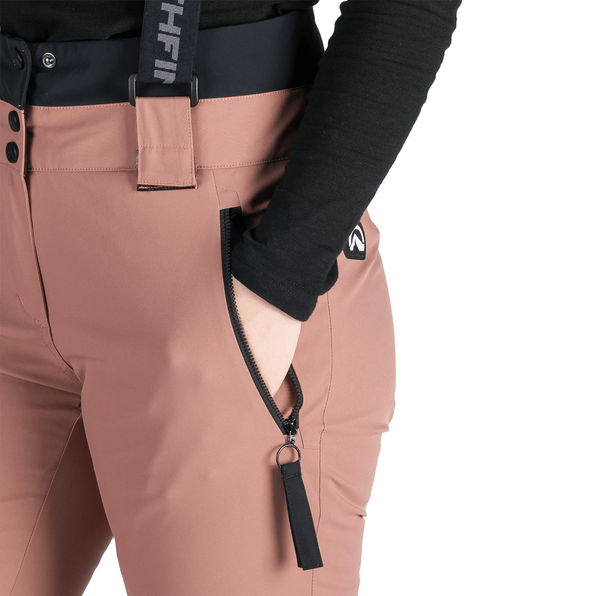 Kepa SPORT d.o.o. - Ženske udobne smučarske hlače z naramnicami MYLEE roseblack 4 No 6046snw Zenske Udobne Smucarske Hlace Z Naramnicami Mylee (3)